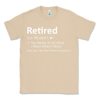 Mushroom Retired Definition Not My Problem Anymore Funny Retirement Classic Tee - minhPixels