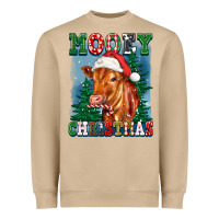 Mushroom mooey christmas heifer Heavyweight Sweatshirt - FaDigitalArtStudio