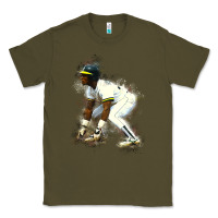 Army Green Rickey Henderson Classic Tee - minhPixels