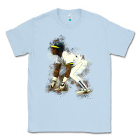 Dusty Blue Rickey Henderson Classic Tee - minhPixels