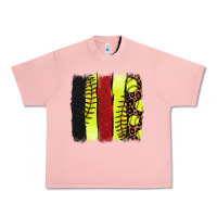 Salmon Softball brushstroke Urban Heavy Tee - HowdyJamesFarm