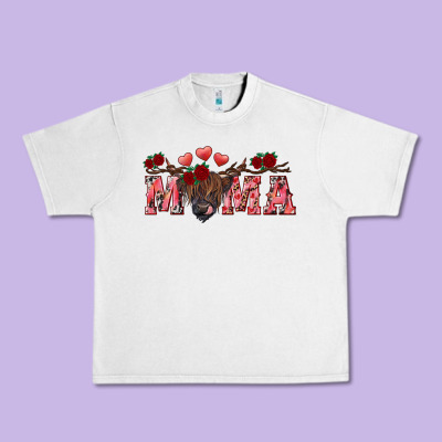 Valentines Day Mama Urban Heavy Tee Designed By Ranaportraitstore