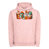 Pigment Salmon basketball coffee cups Urban Hoodie - AdoDesignShop
