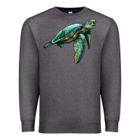 Charcoal Heather sea turtle Premium Sweatshirt - Artiststas