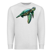 Oatmeal Heather sea turtle Premium Sweatshirt - Artiststas