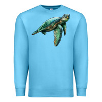 Ocean Blue sea turtle Premium Sweatshirt - Artiststas