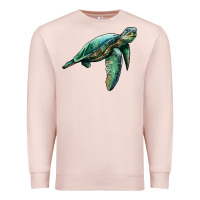 Pale Pink sea turtle Premium Sweatshirt - Artiststas