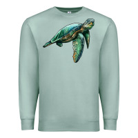 Seafoam sea turtle Premium Sweatshirt - Artiststas