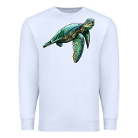 White sea turtle Premium Sweatshirt - Artiststas