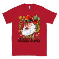 Red Cowboy Christas Santa Classic Tee - NancyCooperArtShop