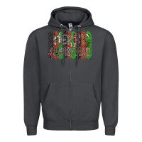 Smoke Merry Christmas Zipper Hoodie - CowhideDigitalArt