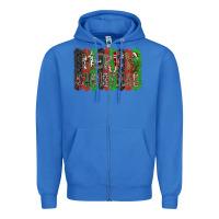 True Royal Merry Christmas Zipper Hoodie - CowhideDigitalArt