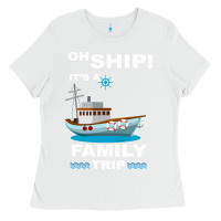 White Oh Ship, It's My Birthday Ladies Tee - Bettercallsaul