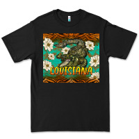 Black louisiana alligator tumbler Premium Tee - BarkalooDesign