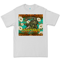 Dove Grey louisiana alligator tumbler Premium Tee - BarkalooDesign