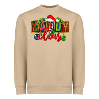 Mushroom Christmas daddy Claus Heavyweight Sweatshirt - FaDigitalArtStudio