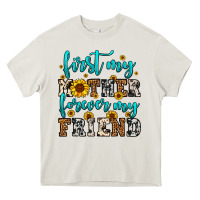Cream name mother and friend tribute design Heavy Core Tee - LillyAllenDesigns