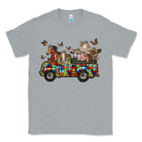 Heather Grey farm animals autism Classic Tee - RacoonDesign