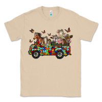 Mushroom farm animals autism Classic Tee - RacoonDesign