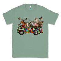 Sage farm animals autism Classic Tee - RacoonDesign