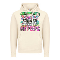 Vintage Artic chilling with my peeps easter bunnies cowgirl cowg Vintage Hoodie - CowGirlArtShop
