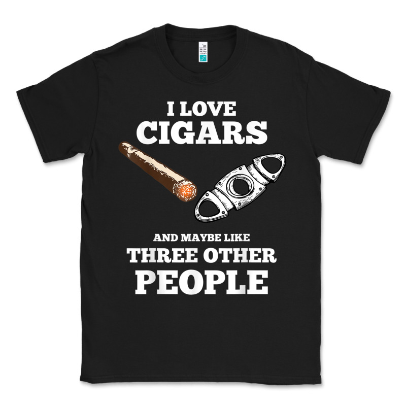 Funny Cigar Accessories Gift Set Cigar Lover Smokers Party Classic Tee by minhPixels | Teevron