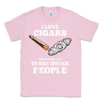 Bubblegum Pink Funny Cigar Accessories Gift Set Cigar Lover Smokers Party Classic Tee - minhPixels