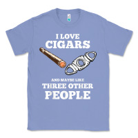 Colony Blue Funny Cigar Accessories Gift Set Cigar Lover Smokers Party Classic Tee - minhPixels