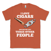 Copper Funny Cigar Accessories Gift Set Cigar Lover Smokers Party Classic Tee - minhPixels