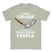 Matcha Funny Cigar Accessories Gift Set Cigar Lover Smokers Party Classic Tee - minhPixels