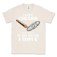 Natural Funny Cigar Accessories Gift Set Cigar Lover Smokers Party Classic Tee - minhPixels