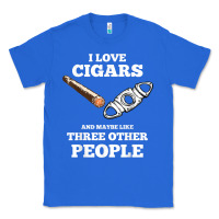 True Royal Funny Cigar Accessories Gift Set Cigar Lover Smokers Party Classic Tee - minhPixels