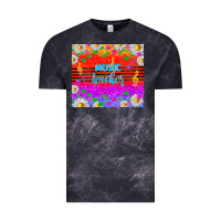 Cloud Black rainbow music teacher Vintage Tee - TumblerDesignByShophia