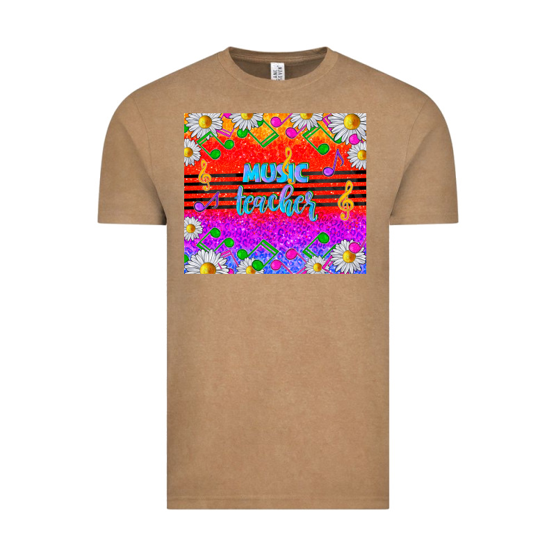 Rainbow Music Teacher Vintage Tee by TumblerDesignByShophia | Teevron