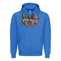 True Royal Merry Christmas Zipper Hoodie - CowhideDigitalArt
