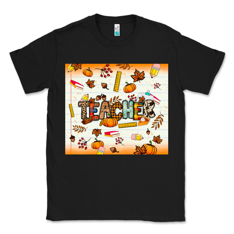Teacher Fall Classic Tee by NancyCooperArtShop | Teevron