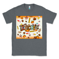 Charcoal Heather teacher fall Classic Tee - NancyCooperArtShop