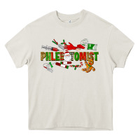 Cream christmas phlebotomist Heavy Core Tee - LillyAllenDesigns