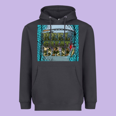 Reel Great Dad Heavyweight Hoodie Designed By Artiststas