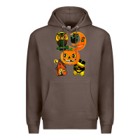 Coffee Vintage Halloween Premium Hoodie - minhPixels