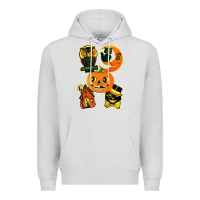 Dove Grey Vintage Halloween Premium Hoodie - minhPixels