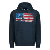 Navy Oil Rig Worker Roughnecks Oilfield Man Gift American Premium Hoodie - minhPixels