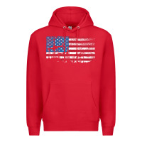 Red Oil Rig Worker Roughnecks Oilfield Man Gift American Premium Hoodie - minhPixels