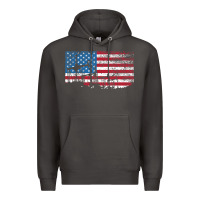 Smoke Oil Rig Worker Roughnecks Oilfield Man Gift American Premium Hoodie - minhPixels