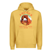 Antique Gold Cool Arches National Park Utah Premium Hoodie - minhPixels