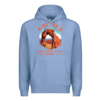 Colony Blue Cool Arches National Park Utah Premium Hoodie - minhPixels