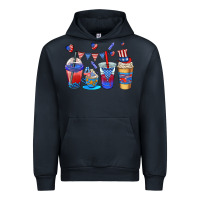 Navy 4th of july coffee cups Urban Hoodie - AdoDesignShop