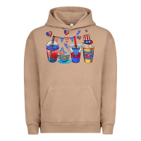 Pigment Burro 4th of july coffee cups Urban Hoodie - AdoDesignShop