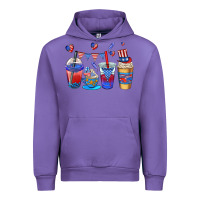Tulip 4th of july coffee cups Urban Hoodie - AdoDesignShop