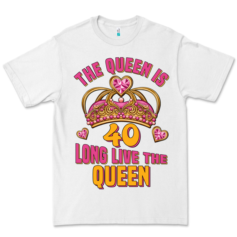 The Queen Is 40 Long Live The Queen Premium Tee by Jasminsmagicworld | Teevron